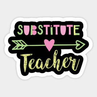 Substitute Teacher Gift Idea Sticker